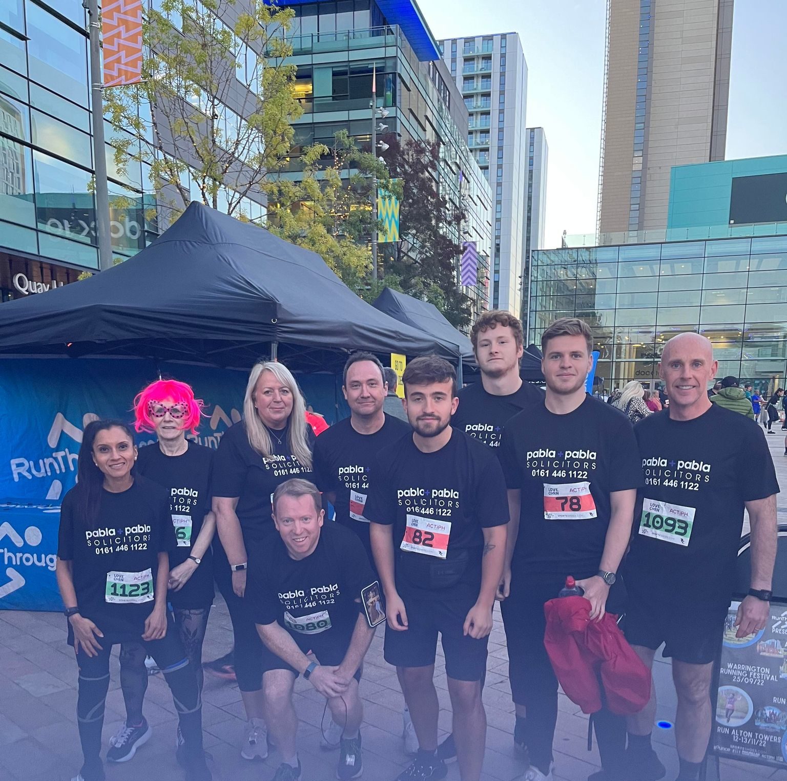 Pabla Team Completes RunThrough Media City Run in aid of Francis House Children’s Hospice